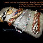Arrowheads: Gemstone Necklace & Earrings