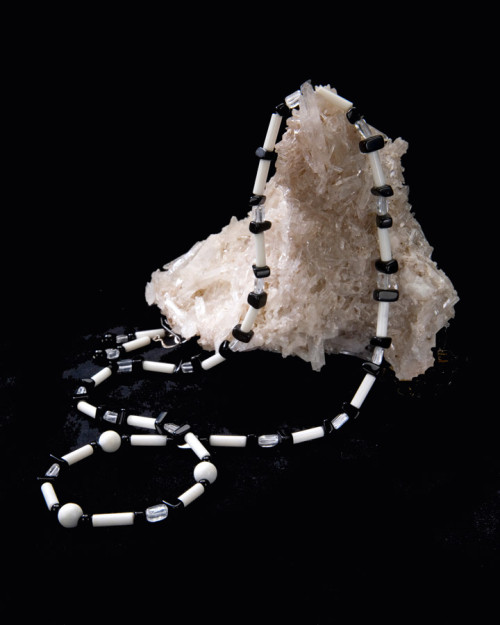 Onyx with Rock Crystal (Black and White)