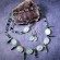 Seafoam Chalcedony, Fluorite & Stick Pearls